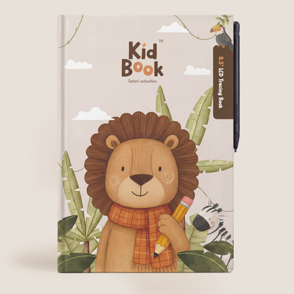 Tablet Graficzny z kartami pracy do rysowania - KidBook - Safari