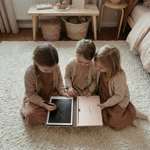 Outlet - Tablet Graficzny z kartami pracy do rysowania - KidBook - Rabbit