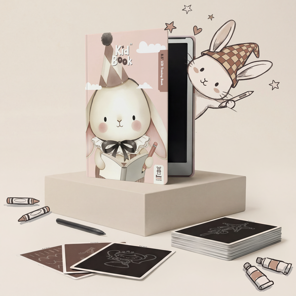 Outlet - Tablet Graficzny z kartami pracy do rysowania - KidBook - Rabbit